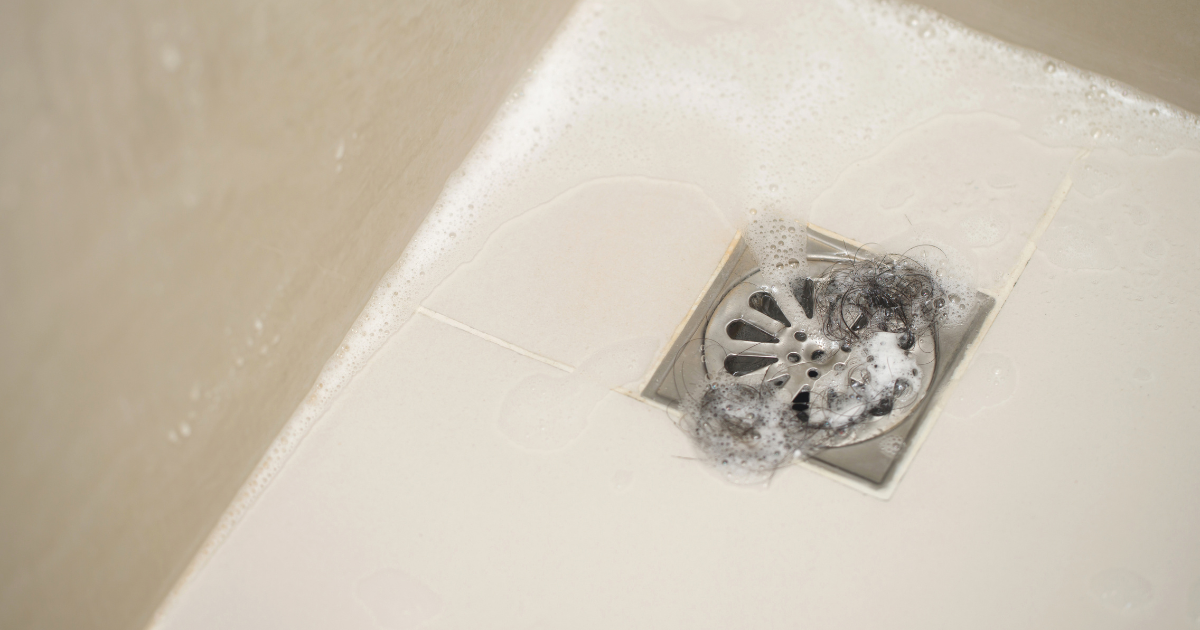 douche ontstoppen